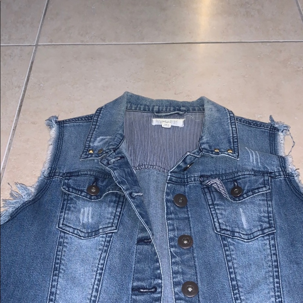 jean vest